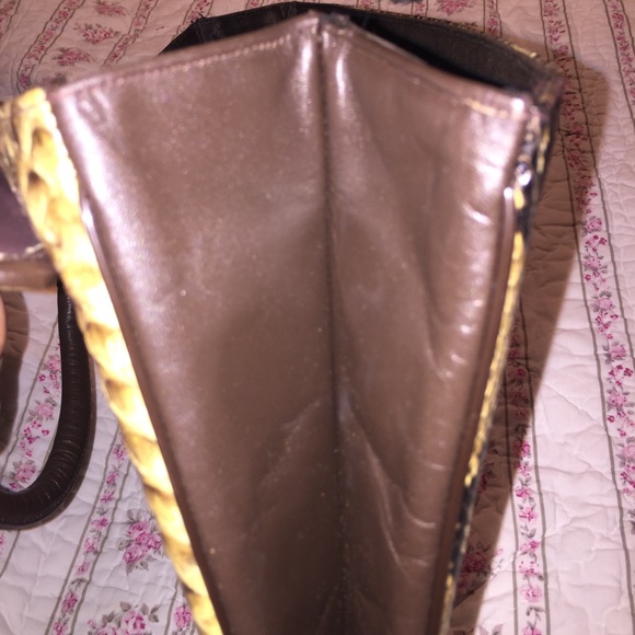 Vintage Caprice python snakeskin purse laptop bag - Picture 6 of 8